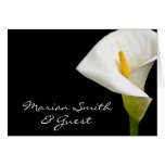 Lírio elegante de Cala - Placecard Cartões