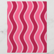 Listrado cor-de-rosa de Swirly Modelo De Panfleto