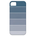 Listras azuis escuro de Ombré Capa iPhone 5