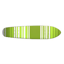 Listras de néon modernas do verde e do musgo skate