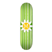 Listras verdes; Listrado; Margarida Skateboard