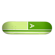 Listras verdes modernas; Listrado Skate