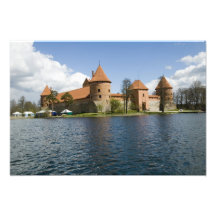 Lithuania, Trakai. Castelo 3 da ilha Impressão De Fotos