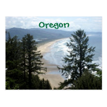 Litoral de Oregon Cartoes Postais