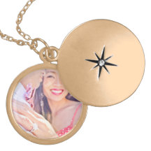 Locket do noivado de Dianne & de Tony Colar Personalizado