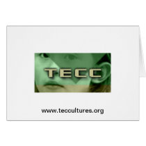 Logotipo da menina de TECC postais