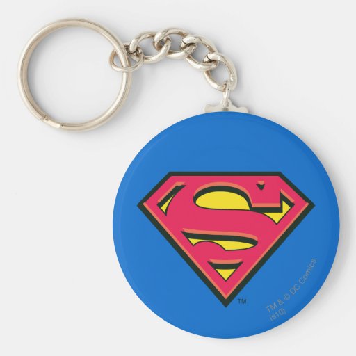 Logotipo do clássico do superman chaveiros