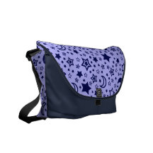 Lua azul & bolsa mensageiro das estrelas