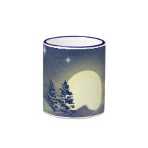 Lua do solstício de inverno canecas
