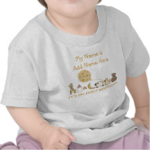 Lua e Tshirt personalizado primeiro aniversario da