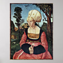 Lucas Cranach (i) - retrato de Anna Cuspinian Posters