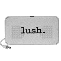 lush. caixinha de som para iPod