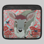 Luva azul do iPad das borboletas de Boho da jovem  capas para ipad da rickshaw