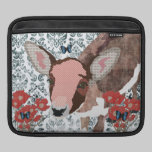 Luva azul do iPad das borboletas de Boho da jovem  capas para ipad da rickshaw