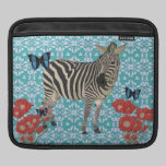 Luva azul do iPad das borboletas de Zeb Boho capas para ipad da rickshaw