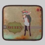 Luva cor-de-rosa bonito do iPad do vintage da jove capas para ipad da rickshaw