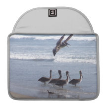 Luva da aleta do rickshaw da praia dos pelicanos bolsa MacBook pro