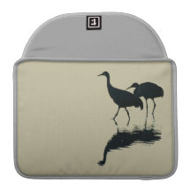 Luva da aleta do rickshaw dos gansos & dos guindas bolsa para MacBook