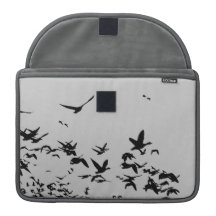Luva da aleta do rickshaw dos gansos & dos guindas bolsas para MacBook pro
