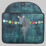 Luva da meia-noite de Macbook da zebra do luar capas para macbook da rickshaw