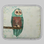 Luva do iPad da coruja da neve do vintage capas para ipad da rickshaw