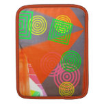 Luva do rickshaw do design geométrico bolsas para iPad