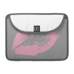 Luva Doce-Cor-de-rosa da aleta do rickshaw dos láb Bolsas MacBook Pro