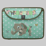 Luva enfadado de Macbook do damasco do lama afortu capas para macbook da rickshaw