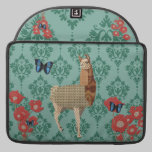 Luva enfadado de Macbook do damasco do lama de bro capas para macbook da rickshaw