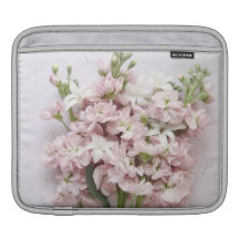 luva rosa pálido do iPad das flores Bolsas De iPad