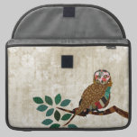 Luva sábia de Macbook da serenidade da coruja capas para macbook da rickshaw