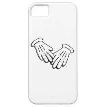 Luvas dos desenhos animados capa iPhone 5 Case-Mate