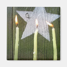 luz da estrela imã de refrigerador