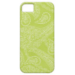 Luz - floral feminino de paisley do vintage verde  capas iPhone 5