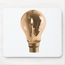 Luz na escuridão mousepad