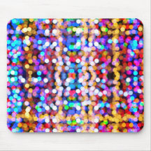 Luzes borradas coloridas mousepad