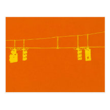 Luzes da intersecção cartoes postais