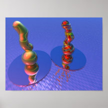 Luzes e Metaballs Poster