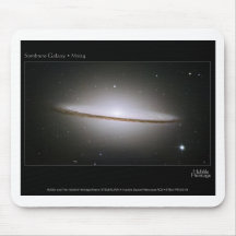 M104, a galáxia do Sombrero (NGC 4594) Mouse Pads
