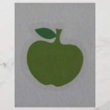 maçã verde panfletos personalizado