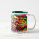 Maçãs e pimentas caneca