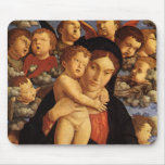 Madonna do Cherubim por Andrea Mantegna Mouse Pads