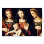 Madonna e criança cartões