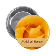 Madrinha de casamento da noiva do rosa amarelo pins