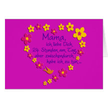 Mãe/magenta BG Cartão