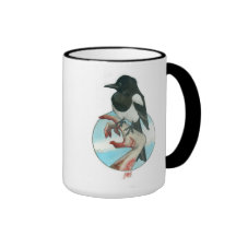 "Magpie " Caneca