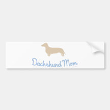 Mamã do Dachshund! Adesivo
