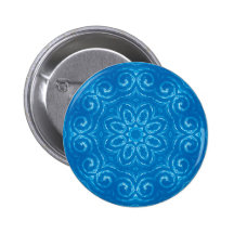 Mandala da energia - azul boton