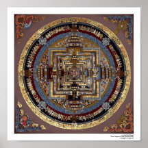 Mandala de Kalachakra um poster