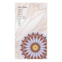 Mandala deliciosa - cartão de visita vertical